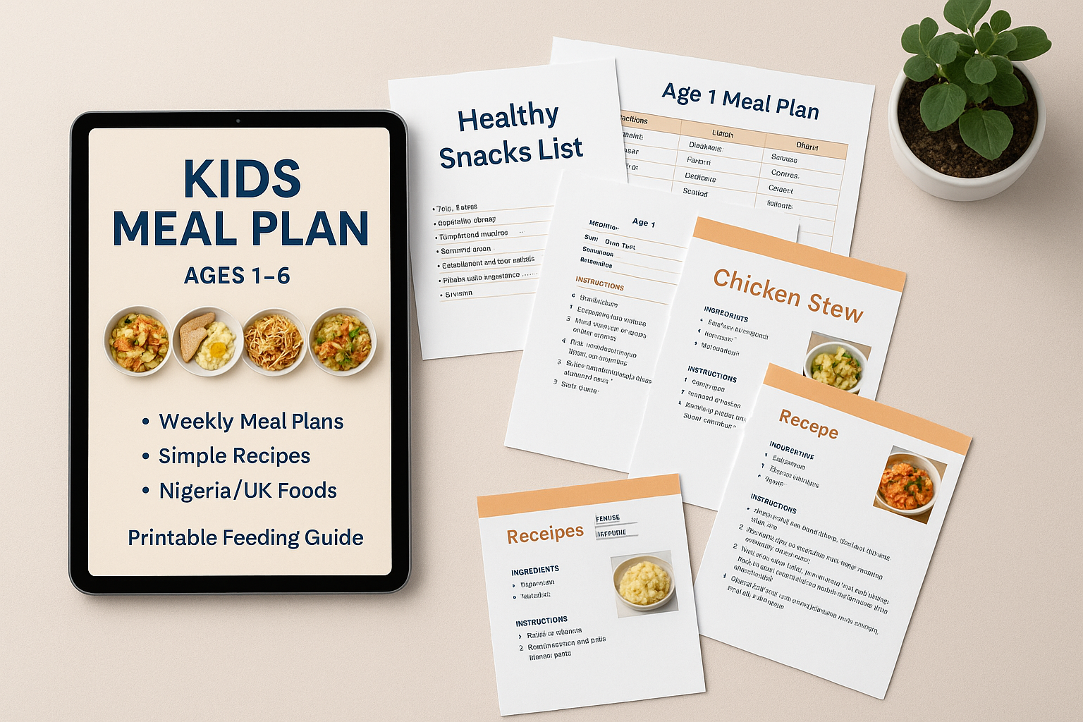 Baby Meal Plan Overview